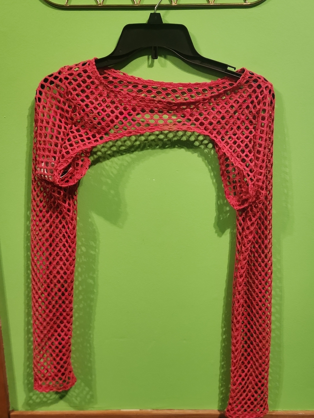 Hot Pink Cyber Punk Rave Shrug
